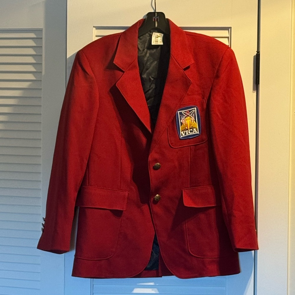 Red Men's Blazer